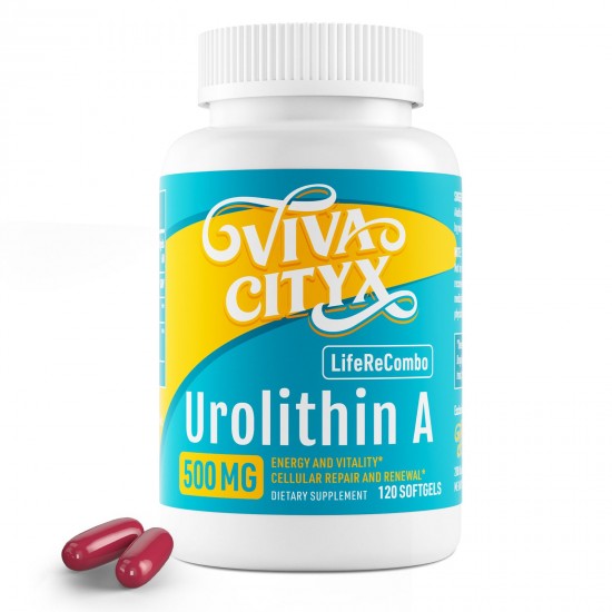 Vivacityx Urolithine A + NAD+ (700mg, 120 Softgels) | Complément Énergie Cellulaire & Anti-Âge Vivacityx Urolithine A + NAD+ (700mg, 120 Softgels) | Complément Énergie Cellulaire & Anti-Âge