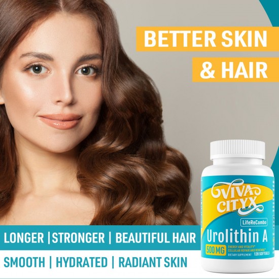 Vivacityx Urolithine A + NAD+ (700mg, 120 Softgels) | Complément Énergie Cellulaire & Anti-Âge Vivacityx Urolithine A + NAD+ (700mg, 120 Softgels) | Complément Énergie Cellulaire & Anti-Âge