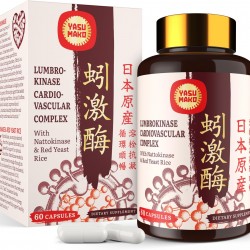 Yasumako Lumbroquinasa + Nattokinasa y Levadura de Arroz Rojo – Potente Apoyo Cardiovascular – 60 Cápsulas Yasumako Lumbroquinasa + Nattokinasa y Levadura de Arroz Rojo – Potente Apoyo Cardiovascular – 60 Cápsulas